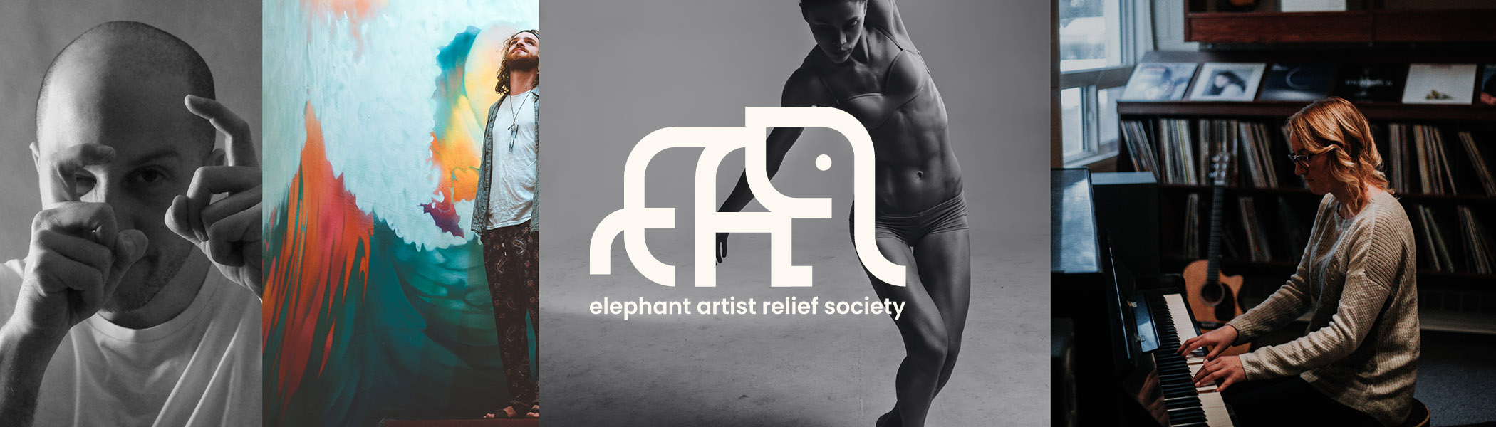 Elephant Artist Relief Society Logo Image